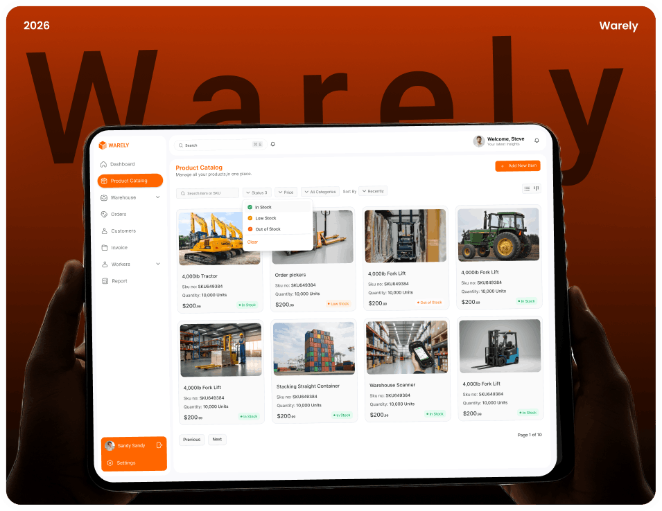 Warely Warehouse Management