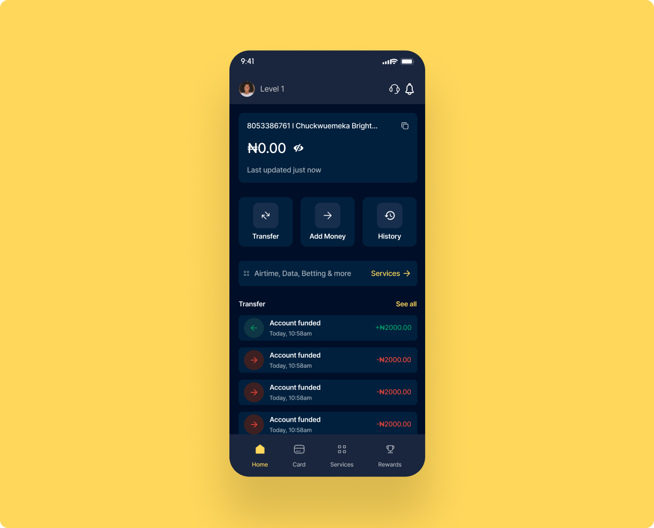 Balance redesign
