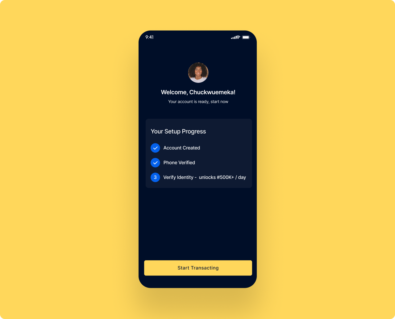 Onboarding KYC redesign